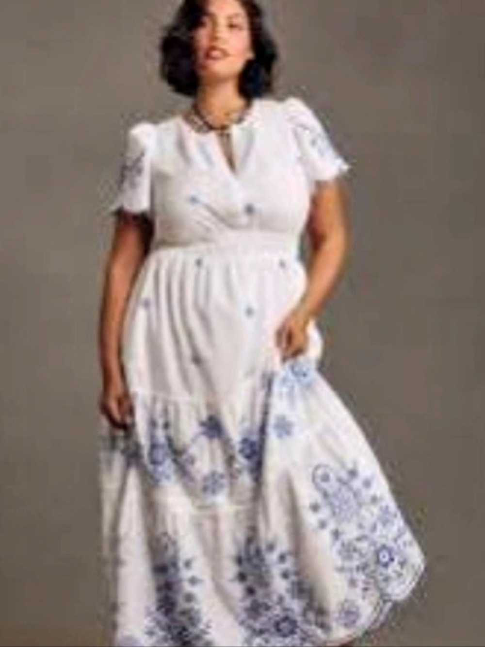 Anthropologie The Somerset Maxi Dress : Eyelet Edition
